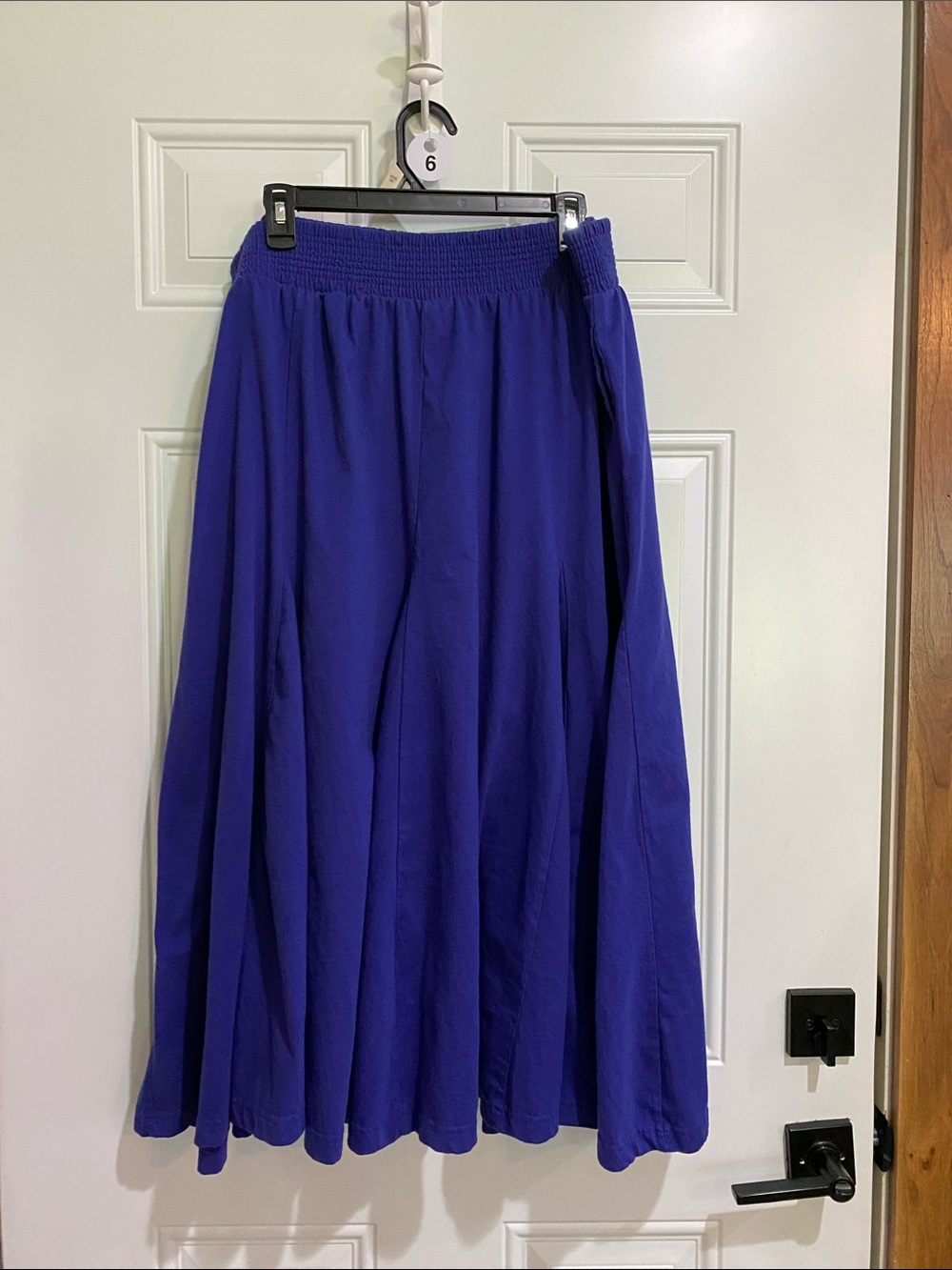 Woman Within Deep Royal Blue Full A-Line Skirt